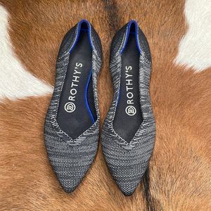Rothy’s black and white color women flats size 6